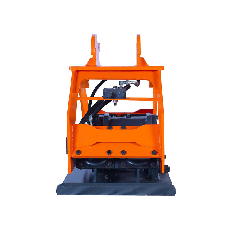 TMG Industrial 8,800-lb Hydraulic Plate Compactor, 2-4 Ton Excavator Weight, 19” Compact Capacity, TMG-ECP21