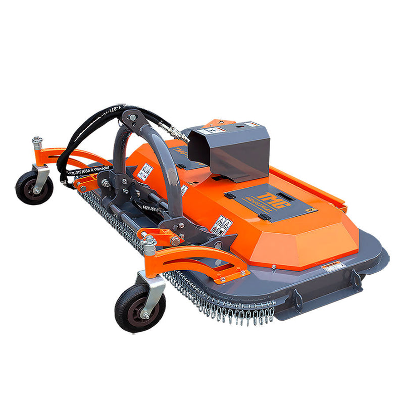 TMG Industrial 70” Offset Orchard Finishing Weeding Mower w/Swivel-Arm Disc Device, 3-Point Hitch, TMG-TMO70