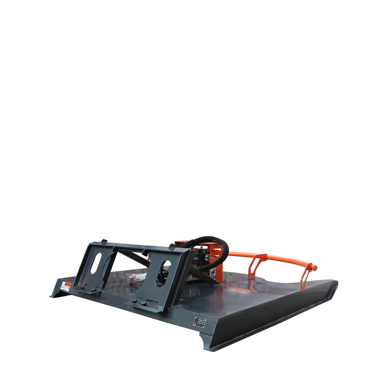 TMG-SBC73 72'' Skid Steer Brush Mower, Triple Cutting Blades, Direct Drive, Open Feeding Face, 16-21 GPM