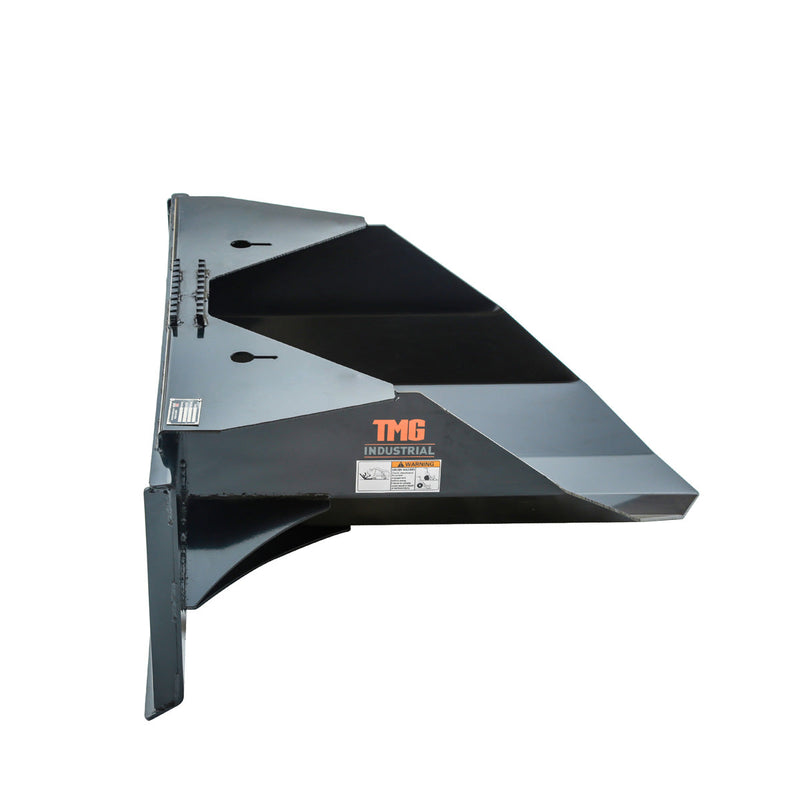 TMG Industrial 42” Heavy-Duty Skid Steer Tree Scoop, 1500-lb Capacity, Chain Slot, 30” Mouth Opening, High Abrasive Cut Edge, TMG-TS42